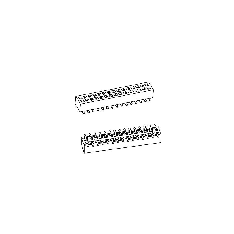 Female Header PH1.00*H2.2mm SMT Series